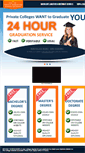 Mobile Screenshot of instantdegrees.com